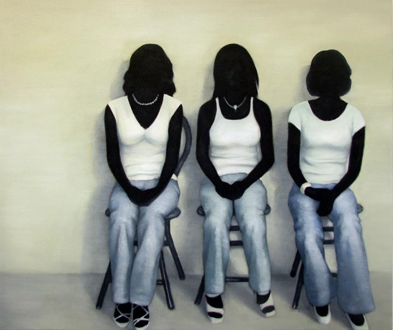 M. Thai Tuan, Black Painting 27, 2008
