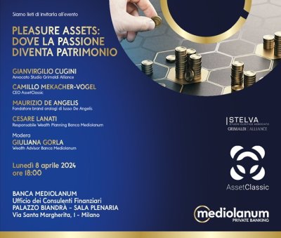 “PLEASURE ASSETS: DOVE LA PASSIONE DIVENTA PATRIMONIO” 
