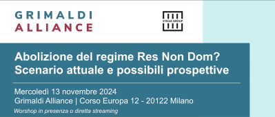 Abolizione del regime Res Non Dom?