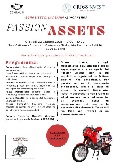 PASSION ASSETS - WORKSHOP 