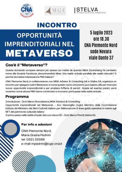 CNA PIEMONTE NORD - "OPPORTUNITA