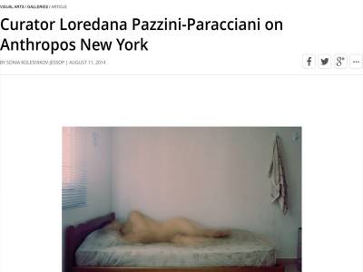 Curator Loredana Pazzini-Paracciani on Anthropos New York